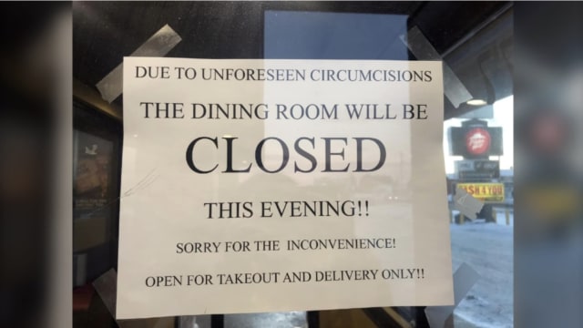 关闭用餐区只因“包皮环切手术”？ 加拿大必胜客闹笑话