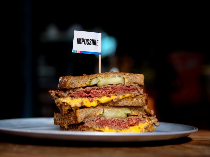 No cows were harmed in the making of this Impossible 'beef' sandwich, now serving in Singapore No cows were harmed in the making of this Impossible 'beef' sandwich, now serving in Singapore
