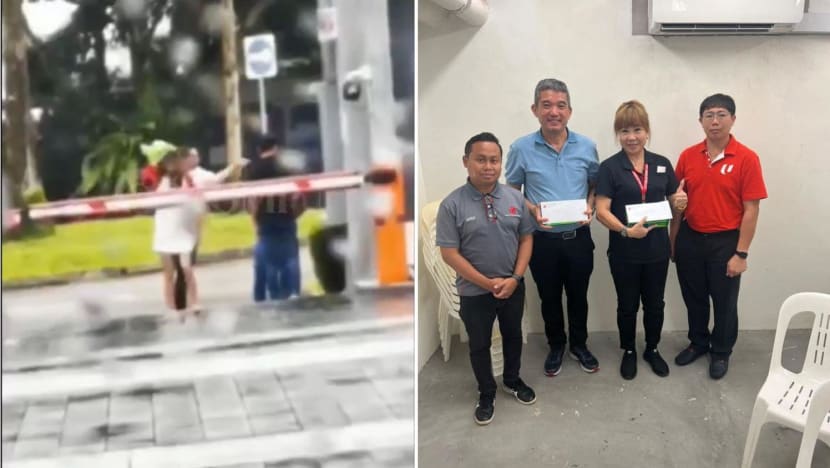 Police investigating after driver at Sin Ming condo verbally abuses security guard over wheel clamping Police investigating after driver at Sin Ming condo verbally abuses security guard over wheel clamping