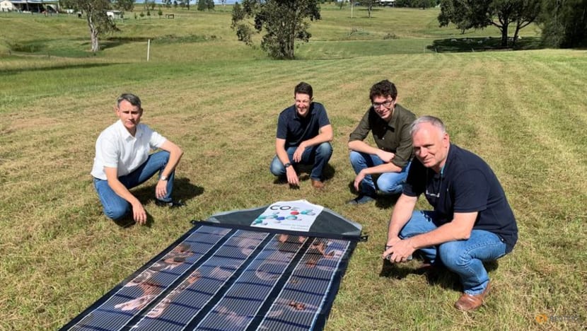 Australian scientists to power Tesla on 15,000km trip with printed solar panels Australian scientists to power Tesla on 15,000km trip with printed solar panels