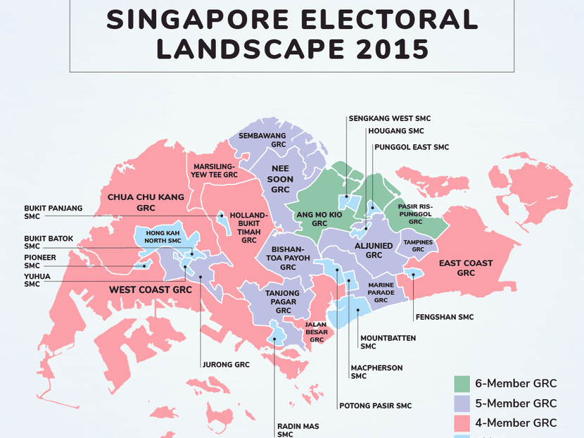 Jurong Grc Boundary Map A Closer Look At Changes To The Electoral Boundaries Of Some Key  Battlegrounds - Today
