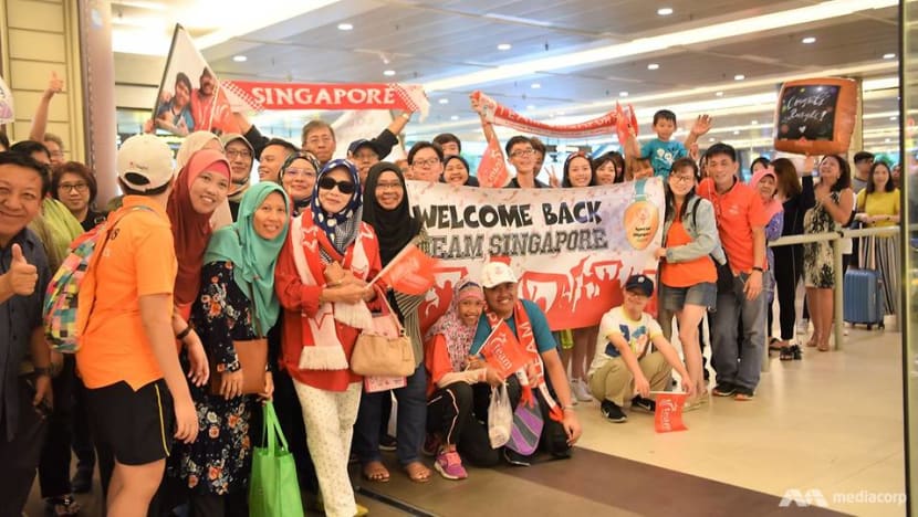 'Welcome back Team Singapore!': Family, friends celebrate Special Olympics homecoming 'Welcome back Team Singapore!': Family, friends celebrate Special Olympics homecoming