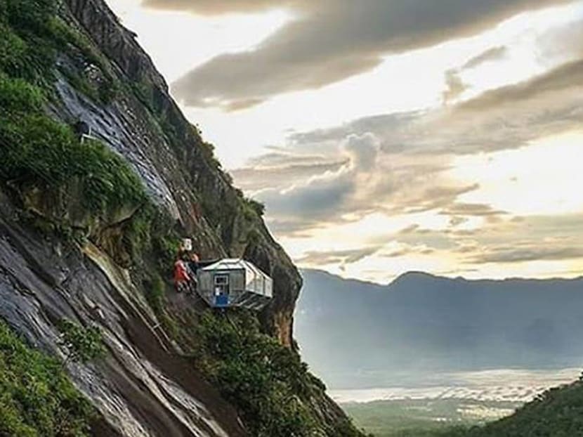 High in the sky: Cliff-edge hotel in Java a retreat from civilisation High in the sky: Cliff-edge hotel in Java a retreat from civilisation