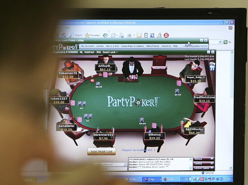 The draw of online poker games is they are much faster and are available round the clock. Photo: Reuters