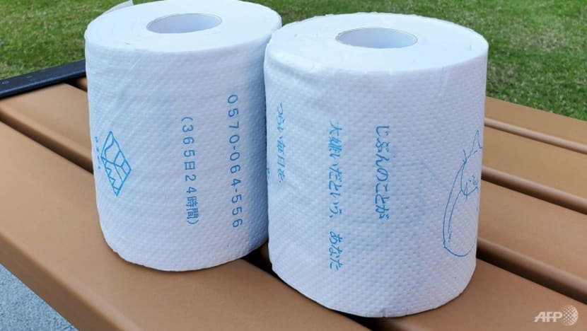 Japan region taps toilet paper to help suicidal youth