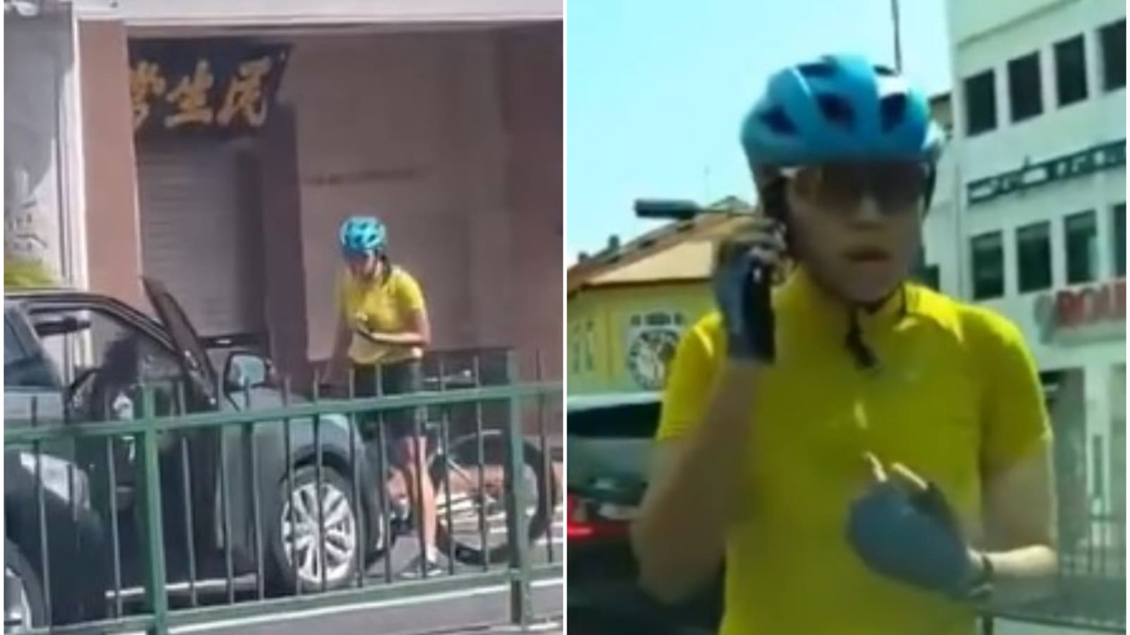 Cyclist who jumped onto car bonnet in Katong road rage incident admits harassing driver