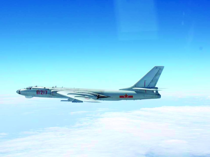 A Chinese H-6 bomber, similar to the aircraft that flew near Okinawa and Miyako islands. Photo: REUTERS