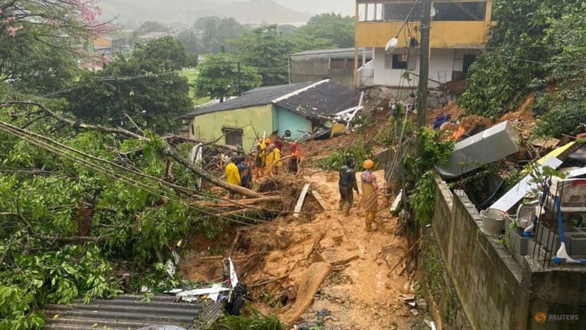 Mudslides kill 14 in heavy rains in Brazil's Rio de Janeiro state