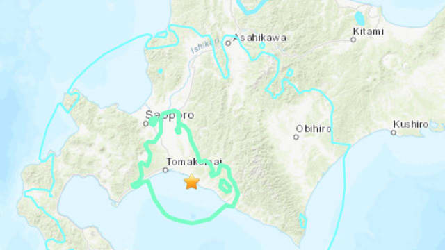 日本北海道发生6.2级地震
