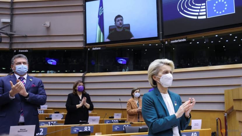Ukraine's Zelenskyy tells EU: 'Prove that you are with us' Ukraine's Zelenskyy tells EU: 'Prove that you are with us'
