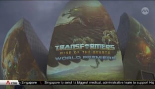 Transformers fans flock to MBS for movie's world premiere | Video