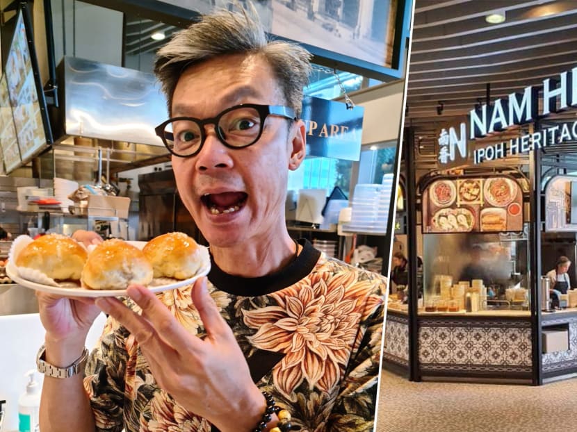 The upcoming new food court stall will offer exclusive Ipoh white coffee and deep-fried custard buns.
