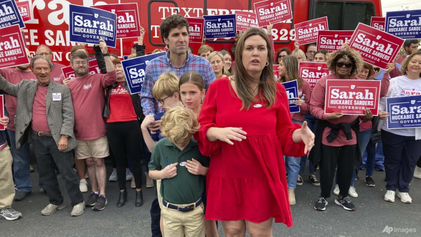 Sarah Sanders, former Trump spokesperson, elected Arkansas governor Sarah Sanders, former Trump spokesperson, elected Arkansas governor