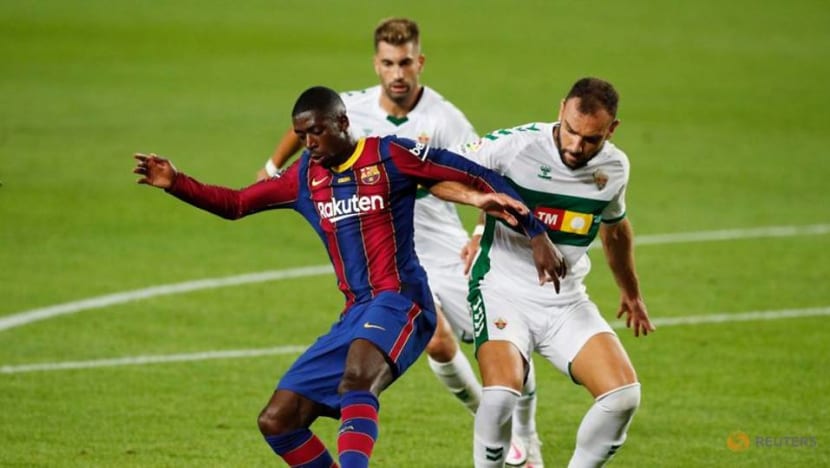 Dembele has to fight for Barca starting role, says Koeman Dembele has to fight for Barca starting role, says Koeman