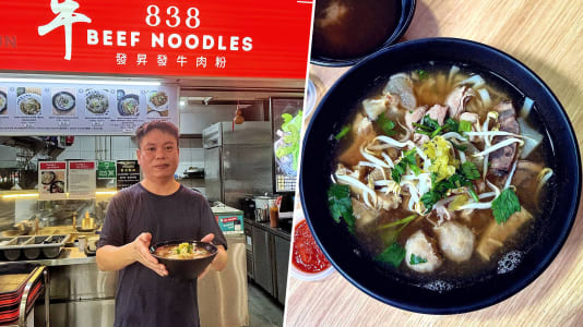 Beef Noodle Hawker Inspired By Kym Ng’s Food Show Took $7K Pay Cut To Open Stall