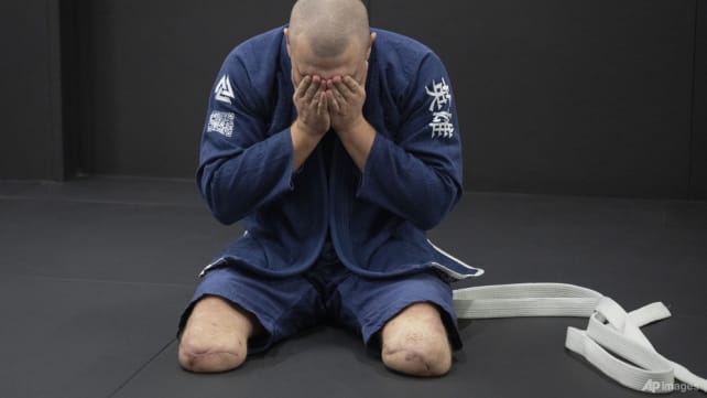 Ukraine war vets with amputated limbs find freedom in the practice of jiu-jitsu