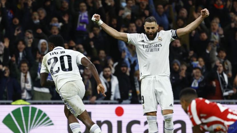 Benzema, Vinicius strike as Real fight back to sink Atletico - CNA