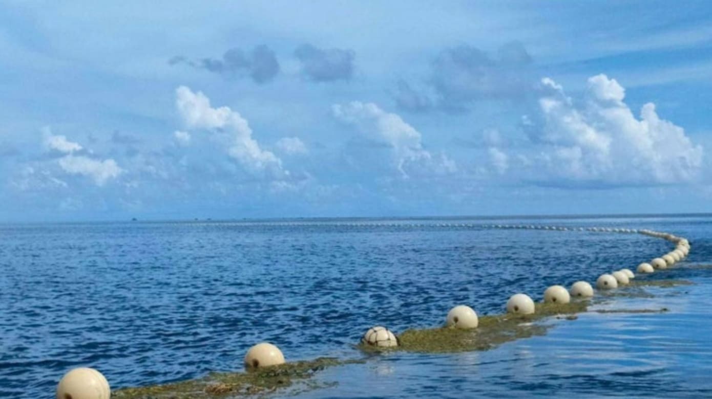 谴责中国在南中国海设浮动屏障 菲：阻扰渔民捕鱼