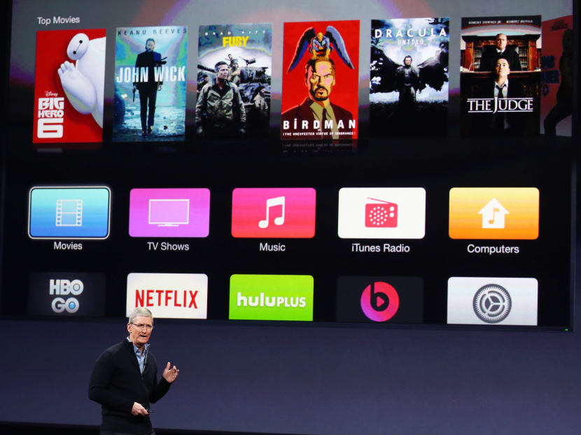 Apple's much-hinted-at TV service may soon become a reality as the iPhone maker is in talks with programmers to offer a slimmed-down bundle of TV networks this fall. Photo: Reuters