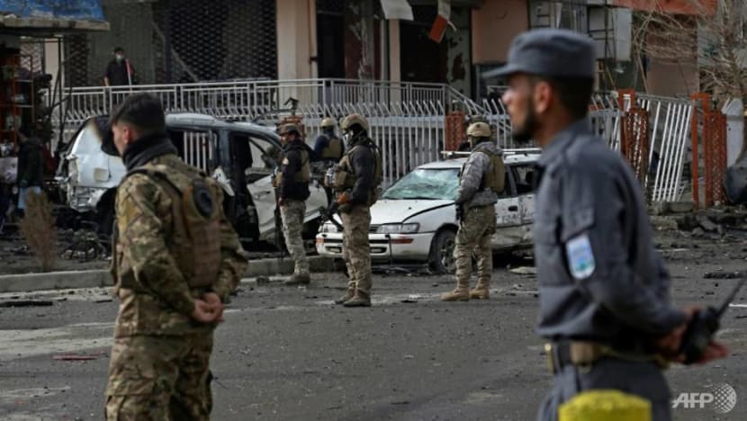 Series of explosions target police in Kabul; at least 2 dead Series of explosions target police in Kabul; at least 2 dead