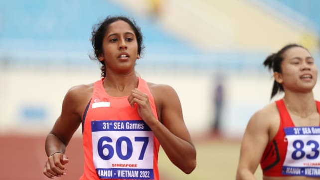 Singapore's Shanti Pereira wins 100m finals at Australian championships, breaks national record again