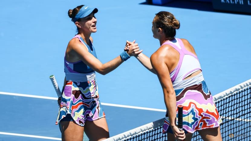 Sabalenka powers past Bencic into last eight Sabalenka powers past Bencic into last eight