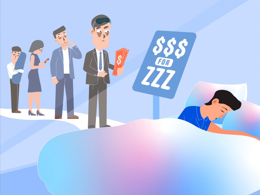Mr Casey Teh, managing director of Simmons in South-east Asia, came up with the idea of a nap service after noticing that there are numerous studies which found that Singaporeans lack sleep.