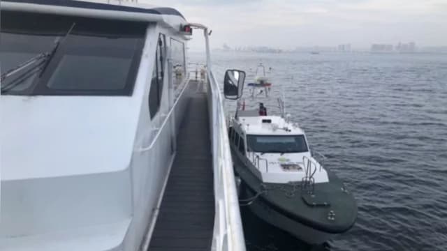 台湾观光船金门外海遭大陆海警强制登船临检