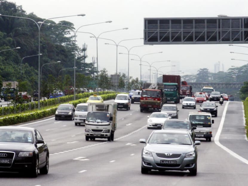 Vehicles on the expressway. COE premiums for all categories except commercial vehicles slipped further in the bidding exercise on May 20, 2105. TODAY file photo