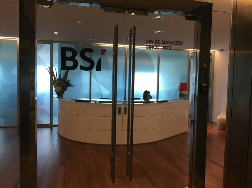 Outside BSI Bank in Singapore. TODAY File Photo.