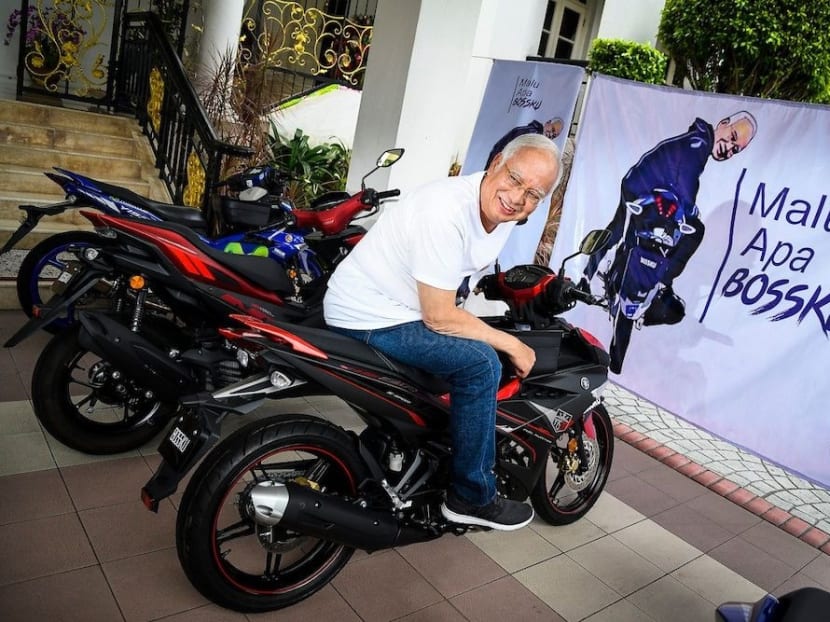 Former prime minister Najib Razak's 'Malu Apa, Bossku' slogan has proven to be popular among those unhappy with the ruling Pakatan Harapan. Former prime minister Najib Razak's 'Malu Apa, Bossku' slogan has proven to be popular among those unhappy with the ruling Pakatan Harapan.