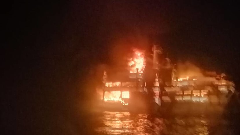 Three dead, more than 240 rescued after Philippine ferry blaze Three dead, more than 240 rescued after Philippine ferry blaze