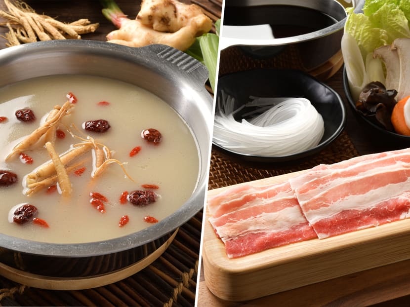 Shabu-Go at Nex offers Japanese hotpot sets with soups like tonkotsu for one or two pax. ​​​​​​​