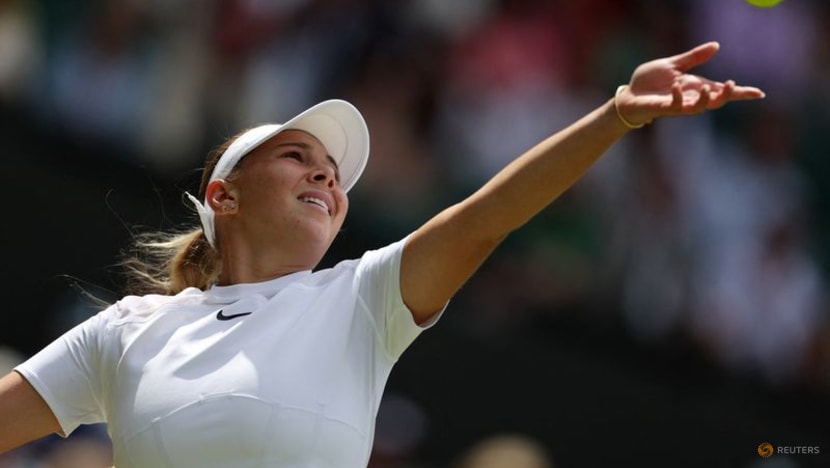 Anisimova relishes Centre Court debut at Wimbledon