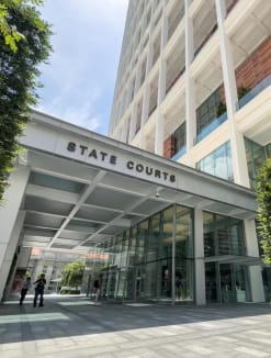 A file photo of the State Courts building in Singapore.