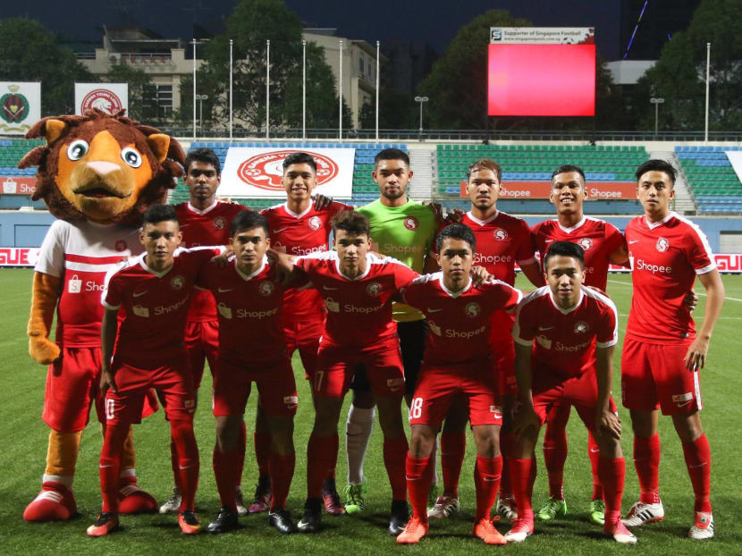 This season has been especially dismal for the Garena Young Lions. The Under-23 side has no wins, 10 defeats and 33 goals conceded - the worst in the league - after 13 games. Photo: S.League