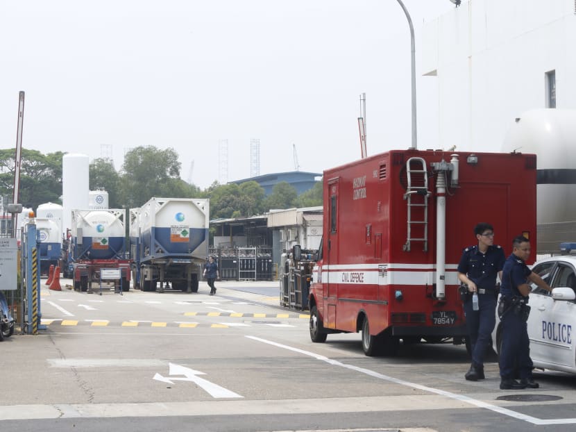 One dead, seven injured after explosions at Jurong factory