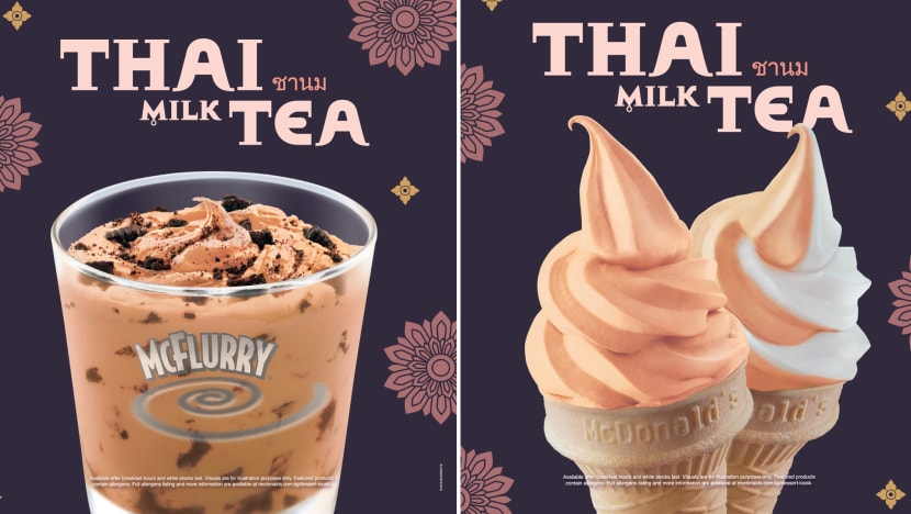 McDonald’s Thai Milk Tea Ice Cream Is Back