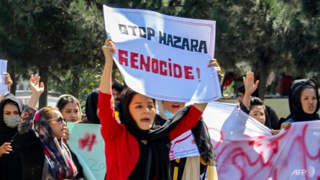UN raises Kabul classroom bombing death toll to 35 as women protest 'genocide'