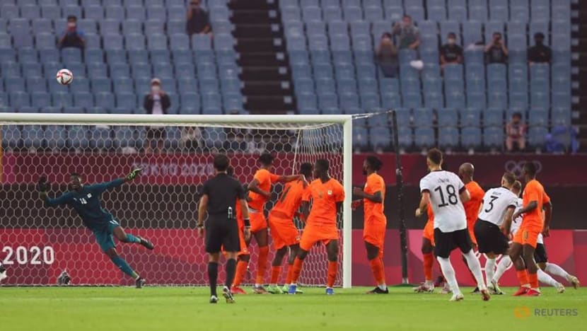 Olympics-Soccer-Brazil, Ivory Coast march into quarter-finals, Germany out Olympics-Soccer-Brazil, Ivory Coast march into quarter-finals, Germany out