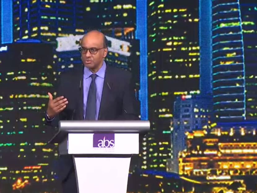 The changes were announced by Monetary Authority of Singapore chairman and Senior Minister Tharman Shanmugaratnam at the Association of Banks in Singapore's 46th Annual Dinner at Raffles City Convention Centre on Friday, June 28, 2019. The changes were announced by Monetary Authority of Singapore chairman and Senior Minister Tharman Shanmugaratnam at the Association of Banks in Singapore's 46th Annual Dinner at Raffles City Convention Centre on Friday, June 28, 2019.