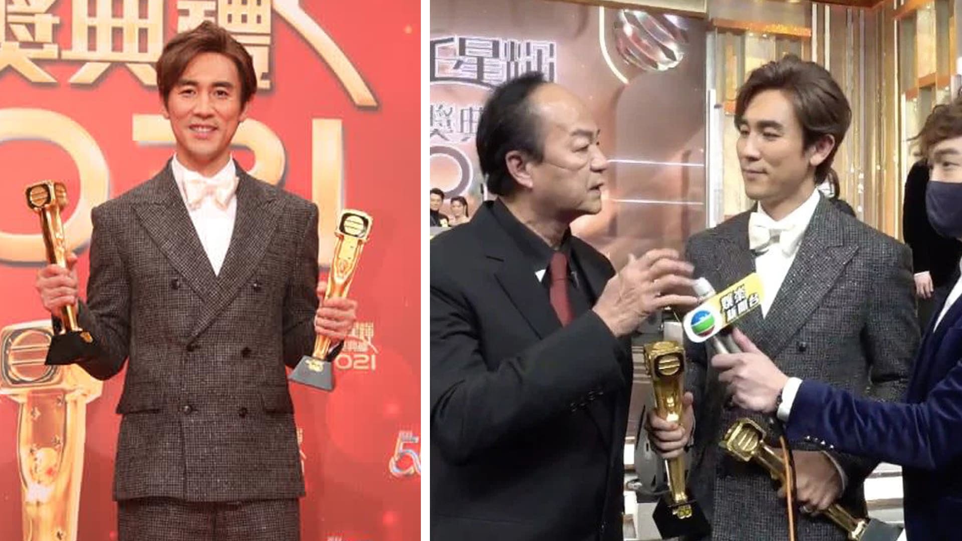 Ti Lung Nags At Son Shaun Tam During The Latter's TVB Best Actor Win Interview Ti Lung Nags At Son Shaun Tam During The Latter's TVB Best Actor Win Interview