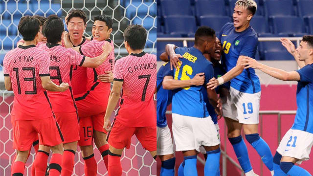 男足结束小组赛 韩国与巴西以正盟主资格晋级复赛