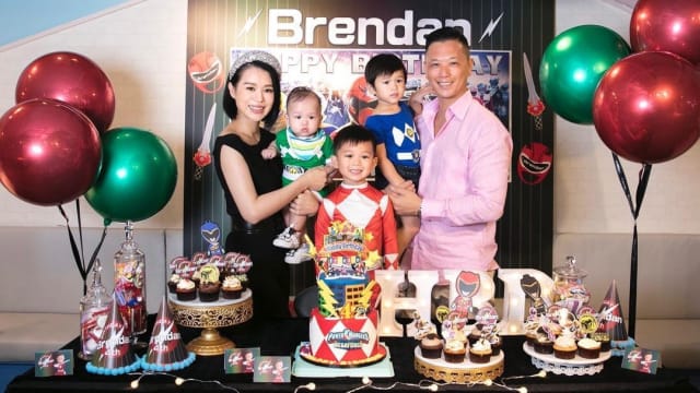 为4岁儿开生日派对　胡杏儿：时间过得太快了
