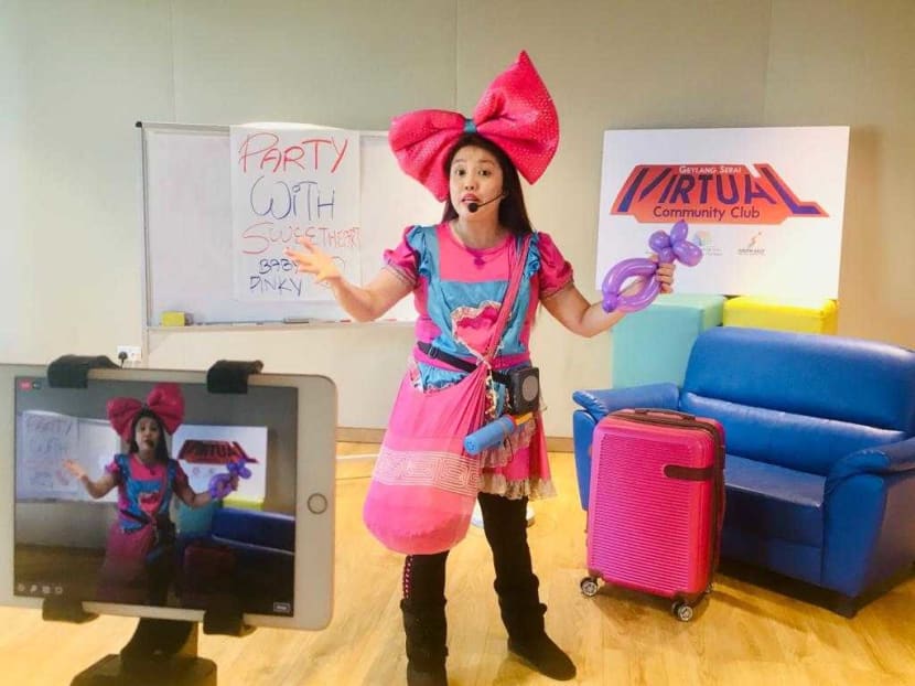 Ms Vivien Goh, 42, who freelances as a clown and a ventriloquist at events, does not qualify for the Self-Employed Person Income Relief Scheme as the annual value of her rented flat is well-above the qualifying criterion.