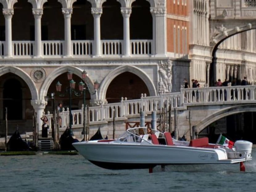 Swedish 'flying' boat aims to help save Venice from the waves Swedish 'flying' boat aims to help save Venice from the waves