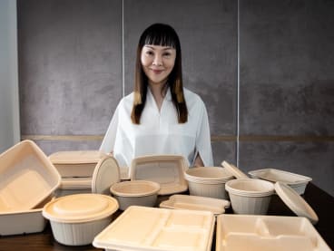 Alterpacks founder Karen Cheah said one of the firm’s goals is to make a product that can perform as well as, if not better than, traditional plastic containers.
