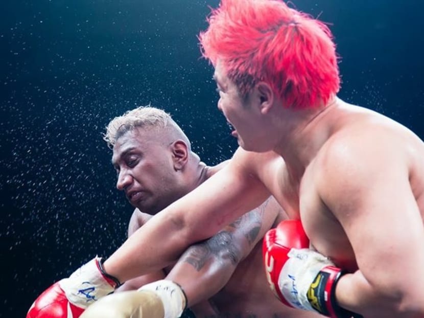 Pradip Subramanian (left), 32, died after suffering from “a cardiac arrest respiratory failure”, according to organisers of his bout with Youtube personality Steven Lim, 41. Photo: Asia Fighting Championship