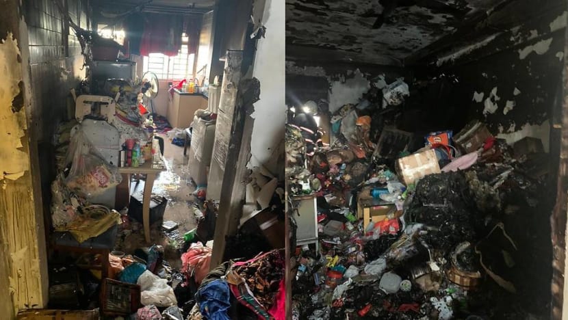 Woman dies from injuries after fire breaks out in Ang Mo Kio flat Woman dies from injuries after fire breaks out in Ang Mo Kio flat