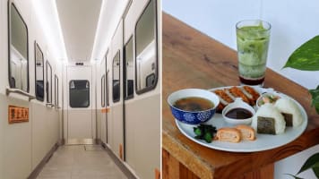 New Japanese-Themed Cafe Gyoen Has Realistic Tokyo Metro Train Cabin Decor